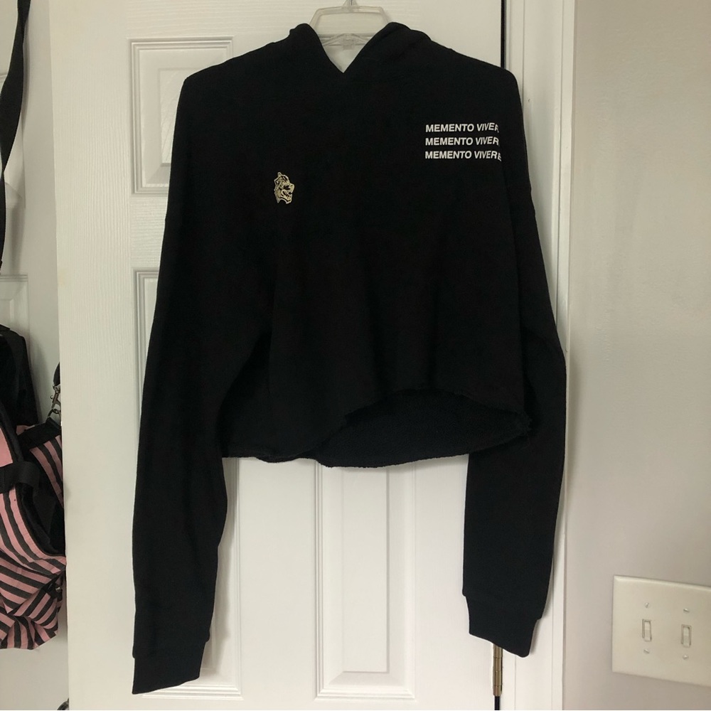 DARC sport she wolf crop cropped hoodie memento